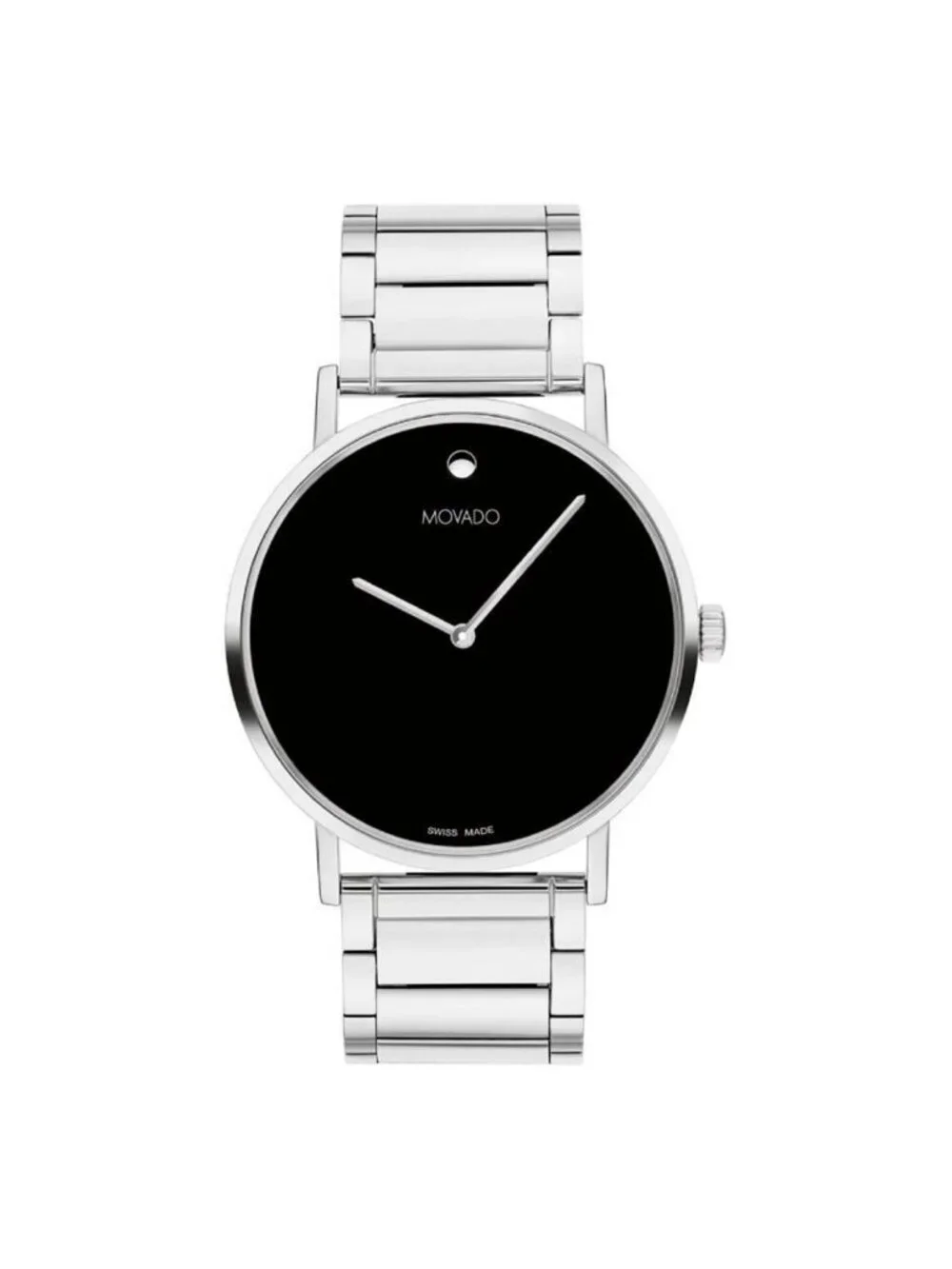 NWT Movado Signature Quartz Black Dial Unisex Watch